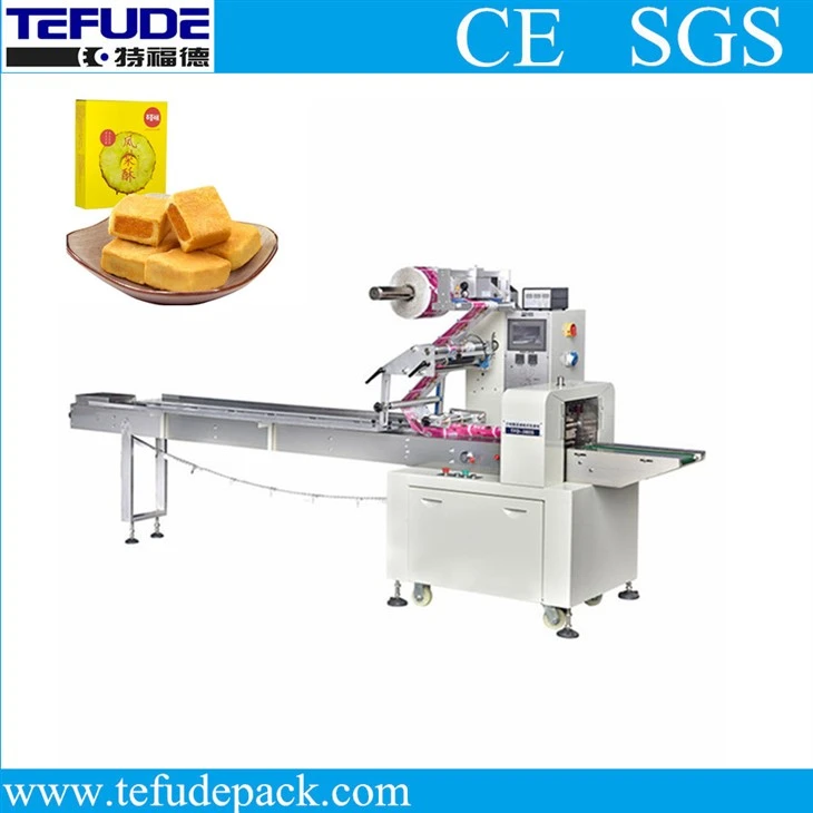 Flow pack machine